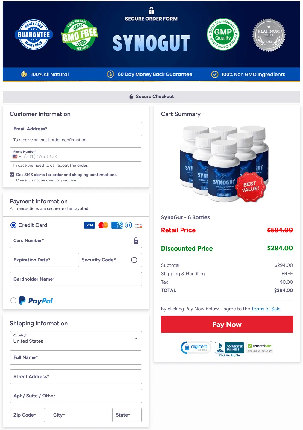 secure checkout